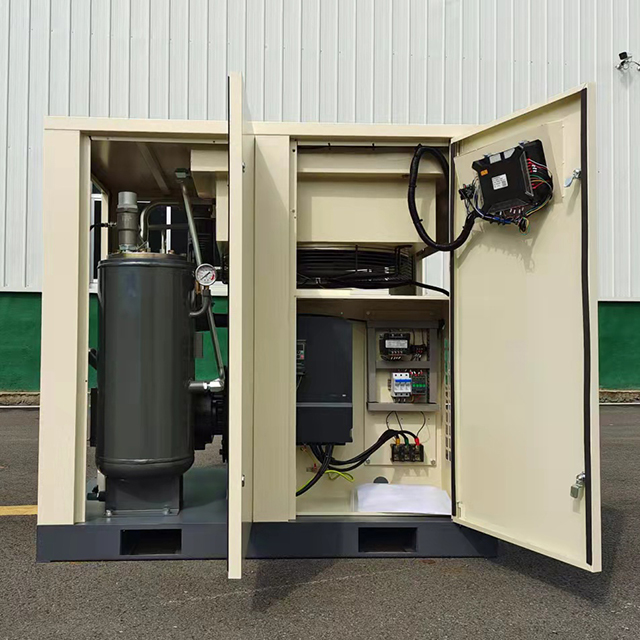 30HP 22KW 380V 50HZ 3PH Двигатель с постоянными магнитами Регулируемая скорость PM VSD Винтовой воздушный компрессор 