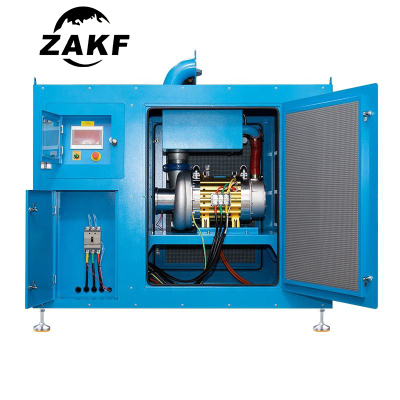 ZAKF 670HP 502KW 130m3/min Вентилятор с магнитной левитацией, подшипник для очистки сточных вод Maglev, Турбоцентробежный компрессор